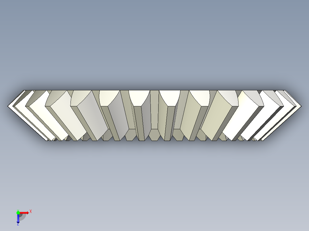 A0004044-27齿锥齿轮俯视图