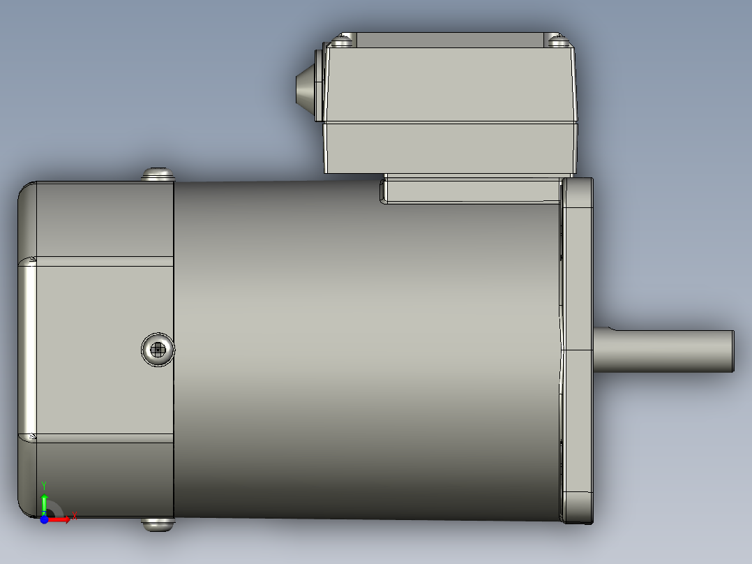 精研调速电机90YT120DV22-ts前视图