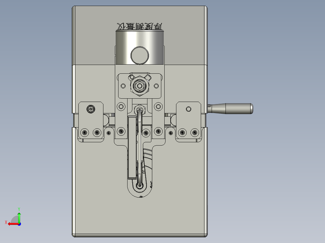 自动测量厚度控制系统后视图