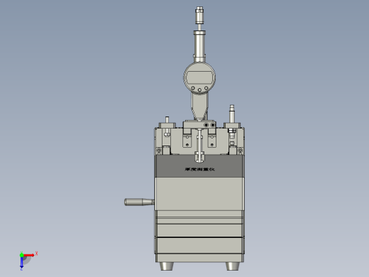 自动测量厚度控制系统俯视缩略图