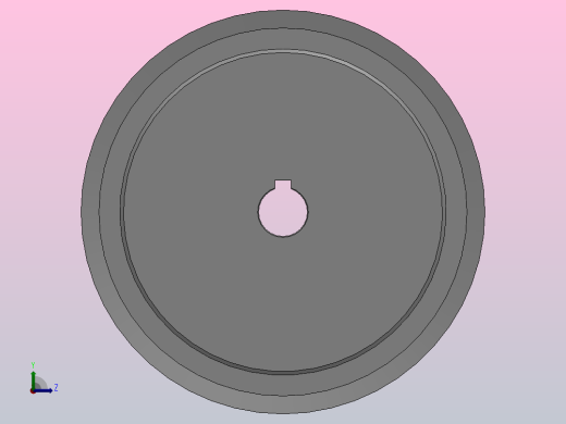 标准型梯形齿同步带轮L型[SLHK-30-150-dk12-D]左视缩略图