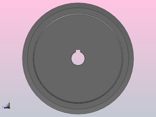 标准型梯形齿同步带轮L型[SLHK-30-150-dk12-D]右视缩略图