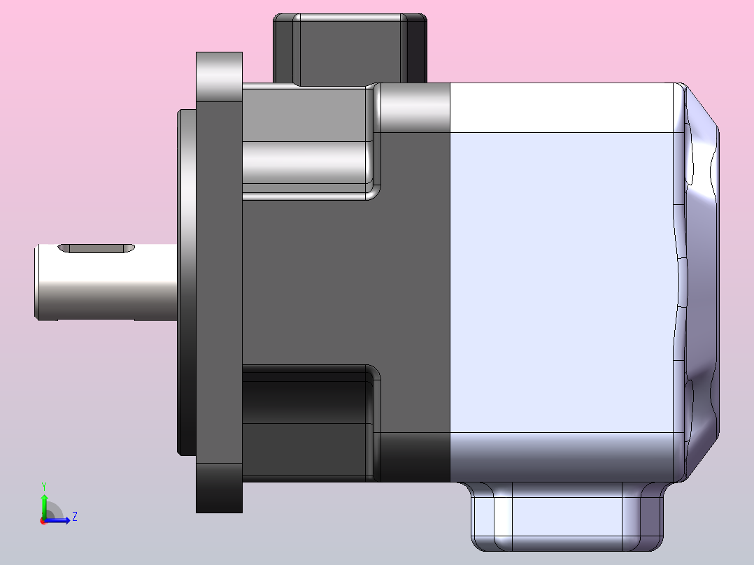 YB叶片泵设计(SW+CAD+说明书)左视图