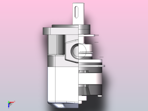 YB叶片泵设计(SW+CAD+说明书)俯视缩略图