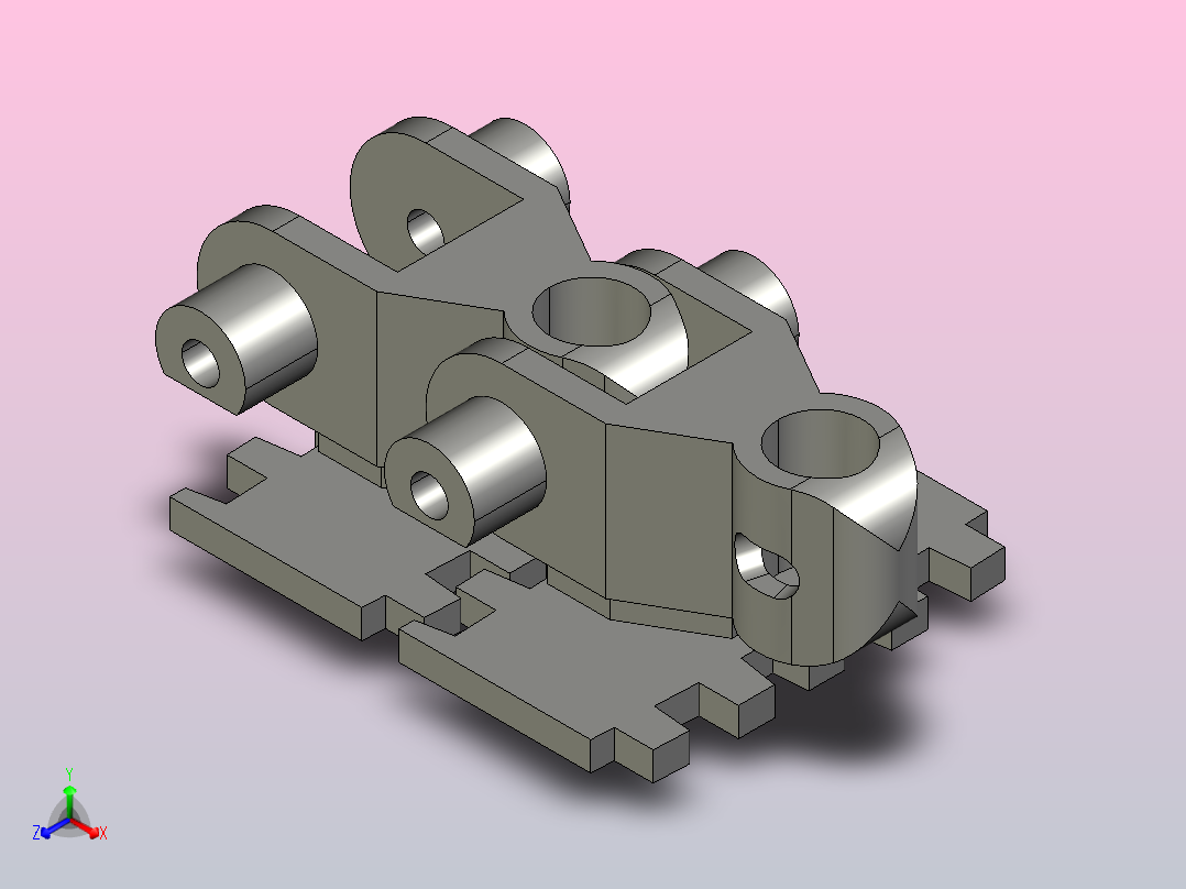 YSTL44X3D-AZ2-C1 44宽D型楔链主视图