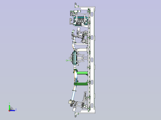 一款管路柔性焊接夹具3D图左视缩略图