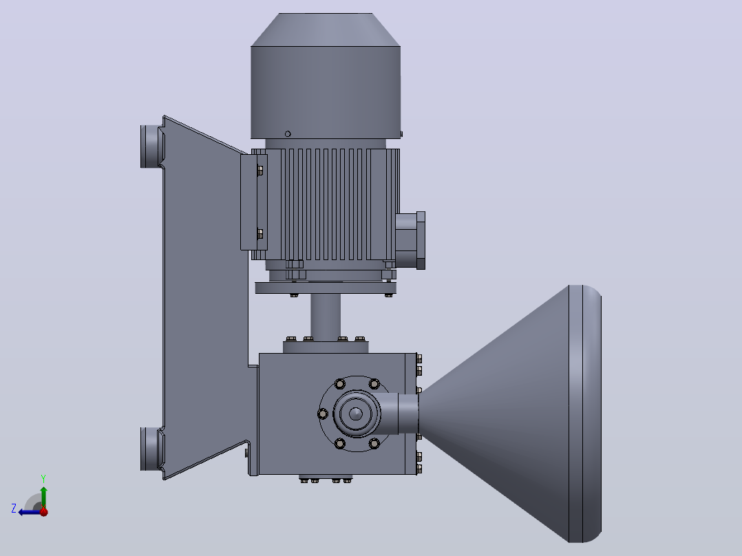 冷压机右视图