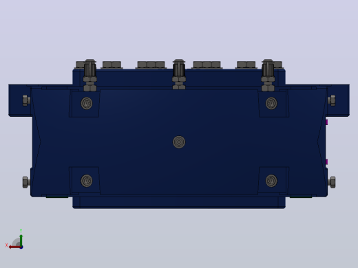 KCX6080液压钳盘式制动器_KCX6080-摩擦片左视缩略图
