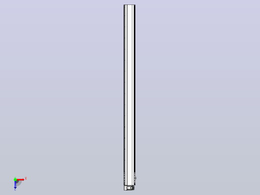 皮带直线轴半封闭可选导轨TPA-HNB-202D-140-L2900-LU-Y-P75-N3俯视缩略图