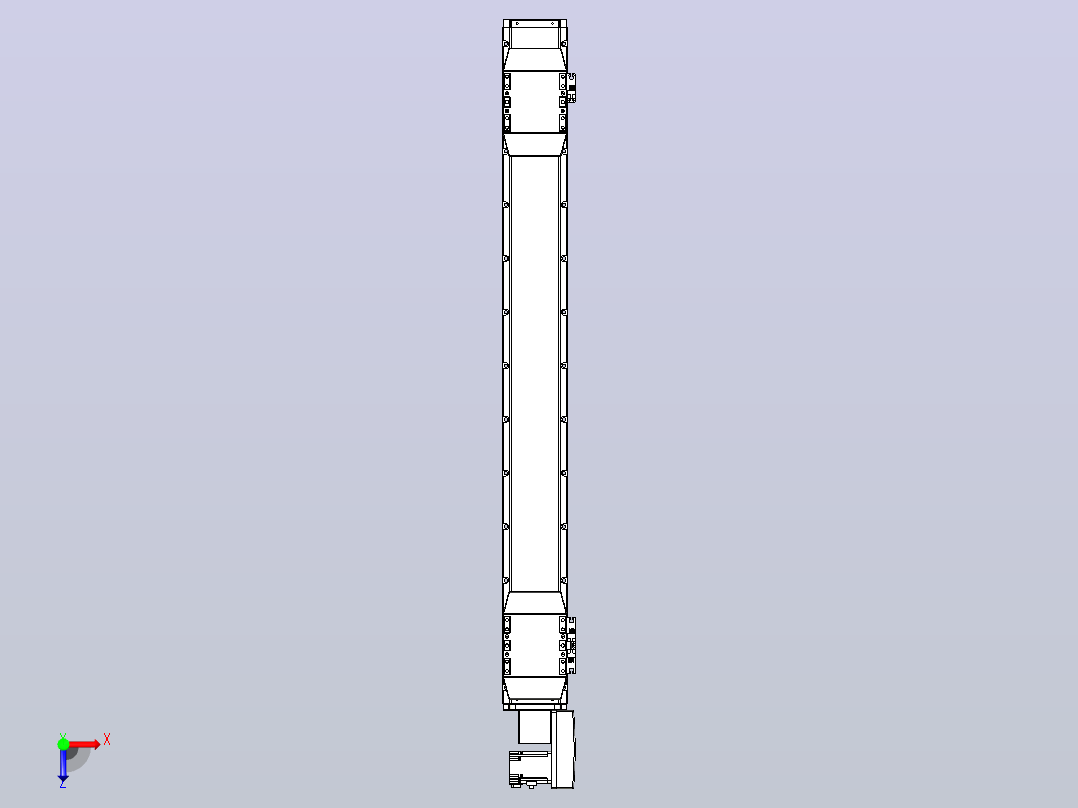 皮带直线轴双滑块型TPA-GCBS-120-P70-L400-QR-M20-N3俯视图