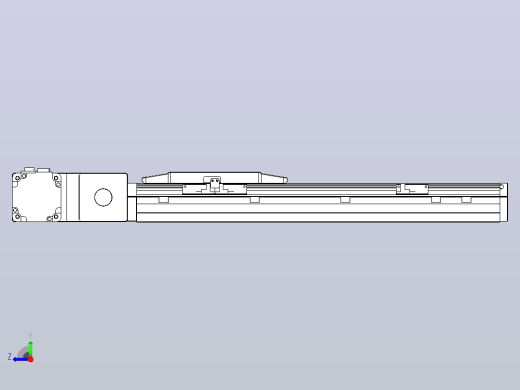 机器人皮带驱动直线轴TPA-GCB-150-P80-L300-QL-M75-N3右视缩略图