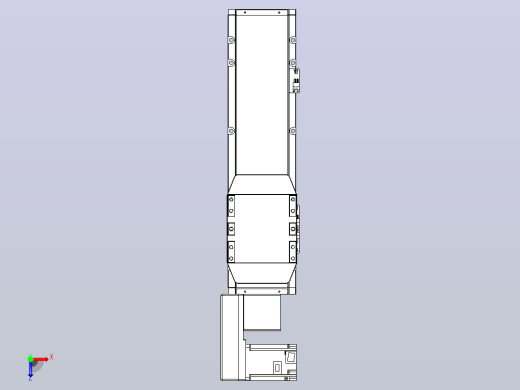 机器人皮带驱动直线轴TPA-GCB-150-P80-L300-QL-M75-N3俯视缩略图