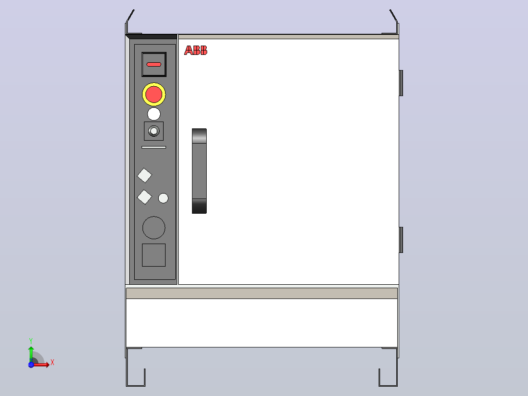 ABB机器人IRC5控制器前视图