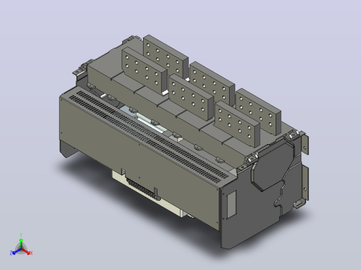 NXA63H40-50 3P抽屉万能式断路器三维模型202202