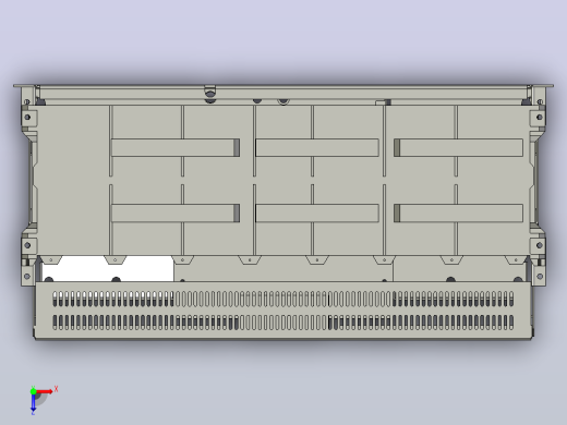NXA63H40-50 3P抽屉万能式断路器三维模型202202俯视缩略图