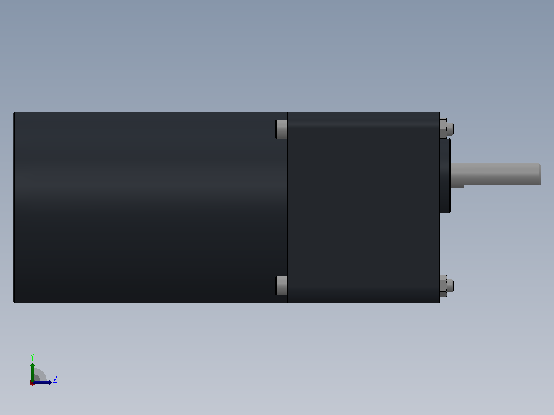 60DC(10W╱15W)微型直流组合型减速电机[60DC10GV12R16-60GK7.5HK]左视图