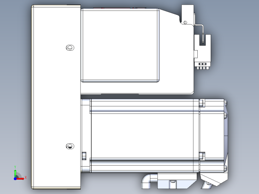 皮带直线轴半封闭可选导轨TPA-HNB-120D-110-L300-LP-C-P40-N3前视缩略图