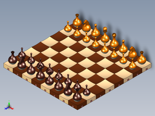 木桌象棋480x480正等轴测缩略图
