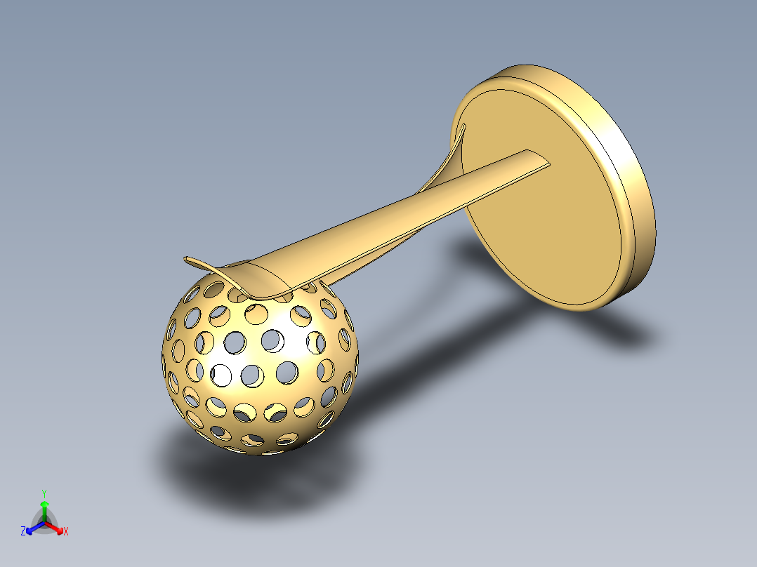 奖杯正等轴测图