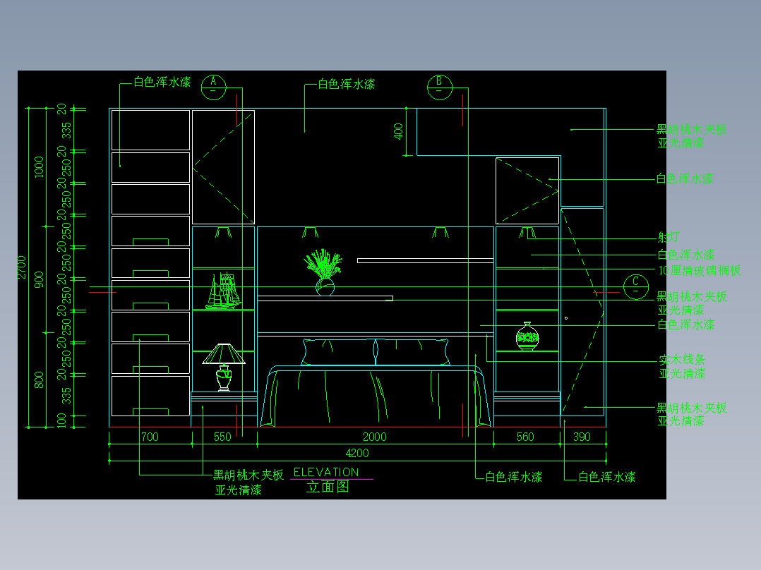 家装类CAD土块(二)-FH01079D