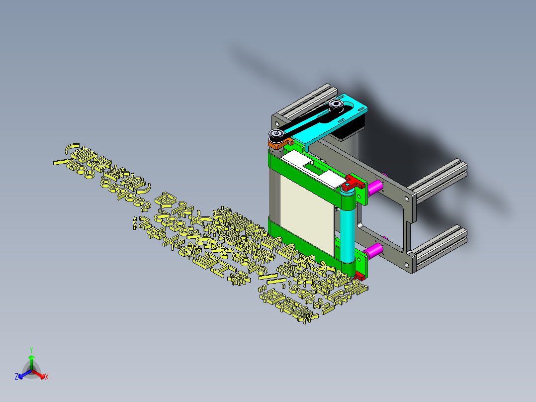 A29_非标带顶升双皮带输送结构