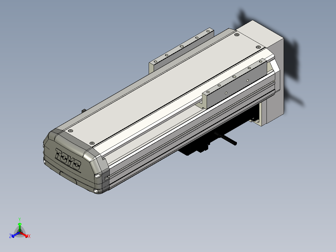 Toyo东佑达直线模组-ETH14-200-BM-400W+煞車主视图
