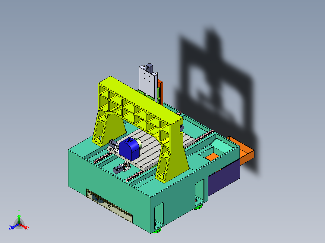 四轴四联动高速铣削雕刻机