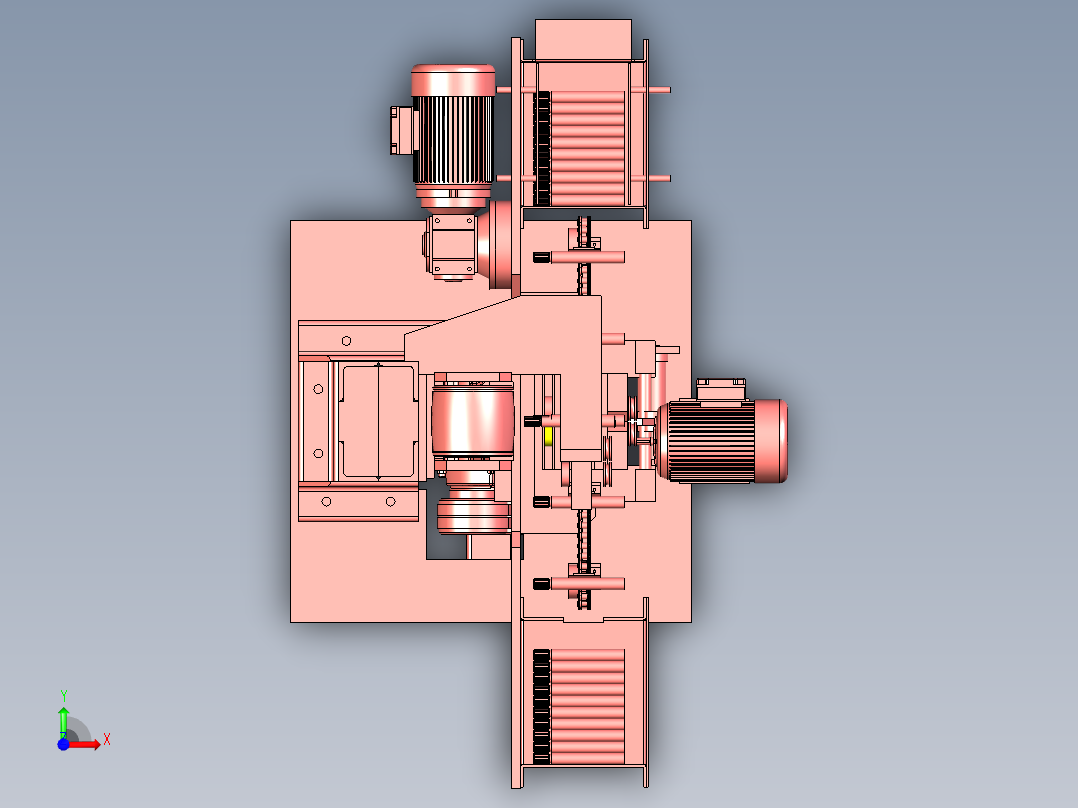 B9_经典的圆柱表面抛光机前视图