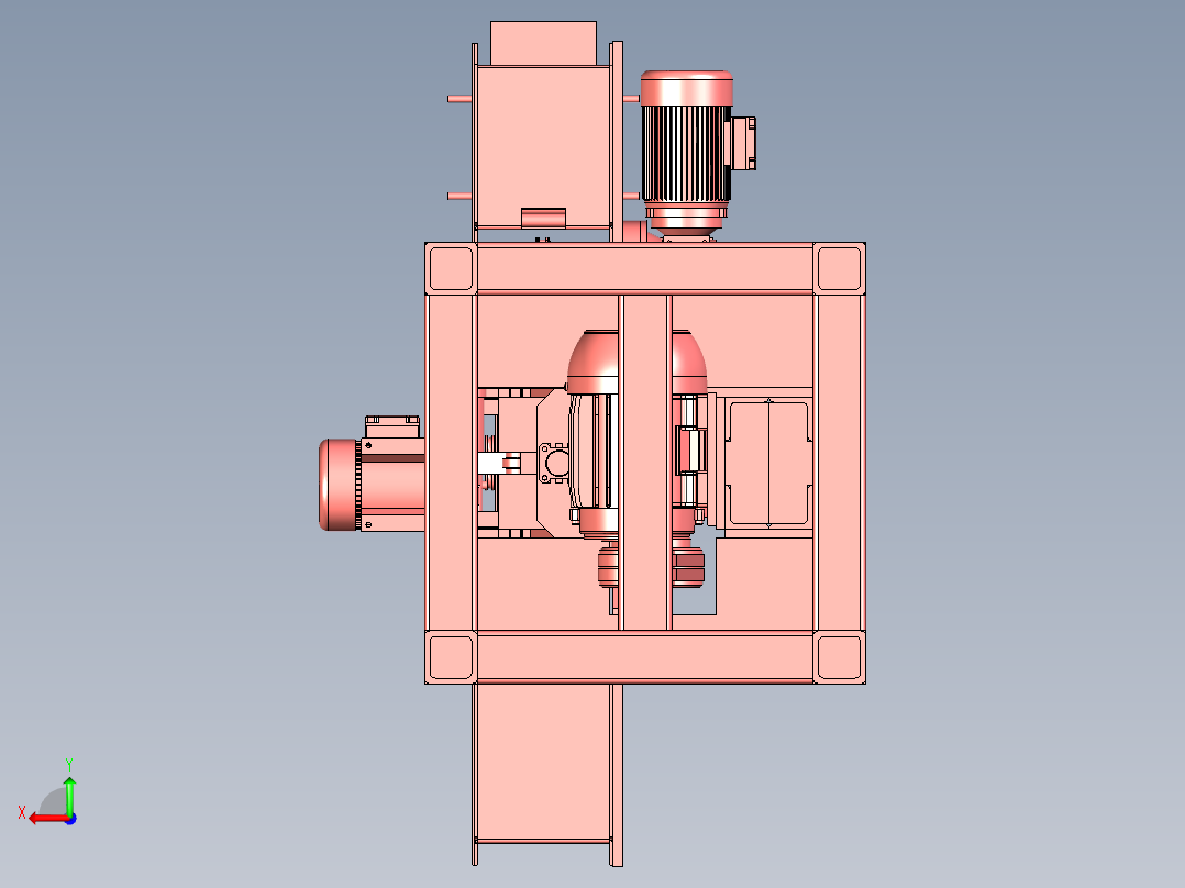 B9_经典的圆柱表面抛光机后视图