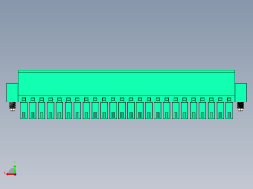 DEGSON 15EDG（公头） 3.5mm 螺钉锁紧，插拔式接线端子 FullPack-15EDGKBM-3.5-24P-14-00AH后视缩略图