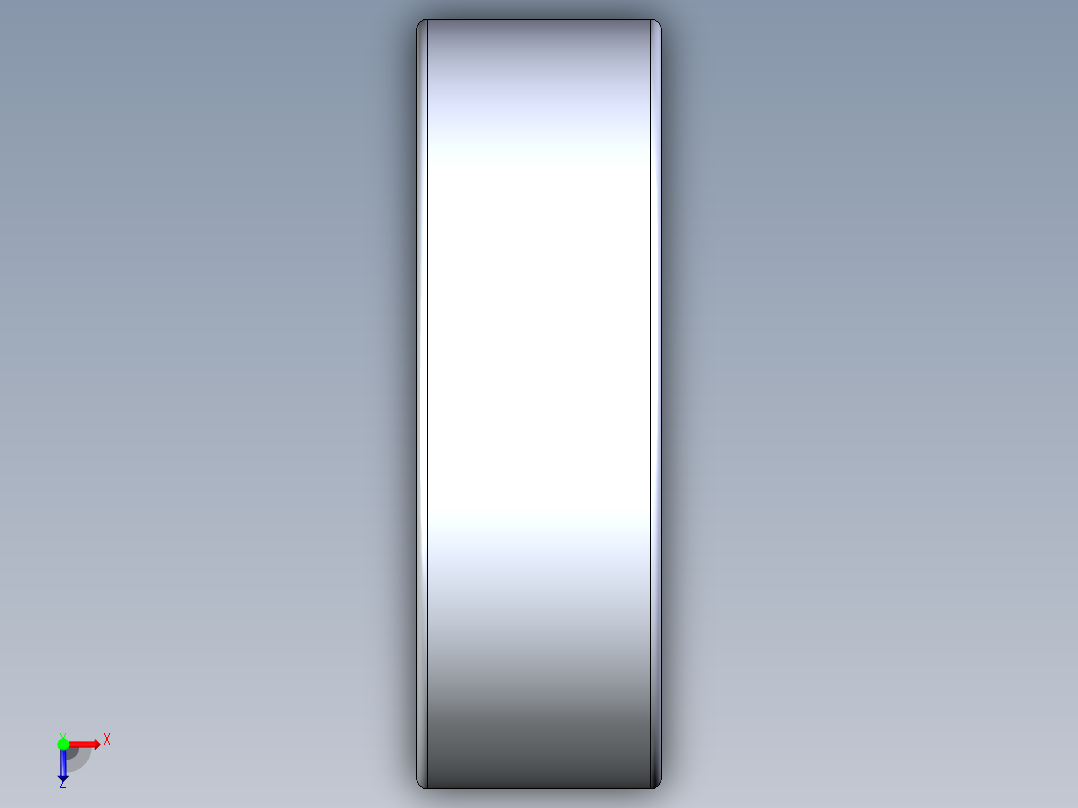 滚珠轴承-FAG BALL BEARING 608 8x22x7.STEP俯视图