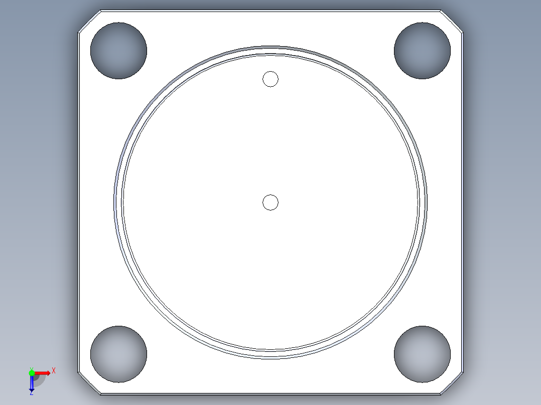 KOSMEKLZ0600-S多系列多零件图纸模型多系列多零件图纸模型俯视图