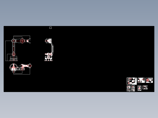 六自由度铸件取件搬运工业机器人的机械结构设计-优秀设计
