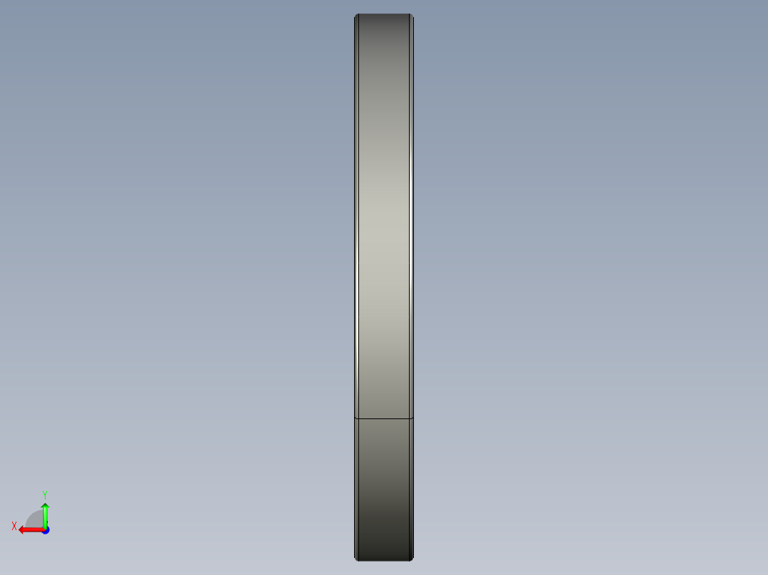 深沟球轴承16020后视图
