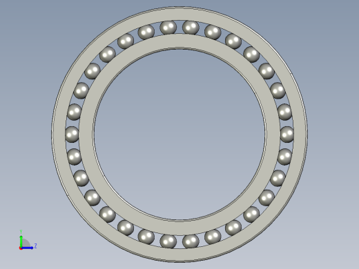 深沟球轴承16020左视缩略图