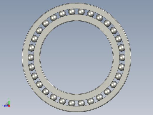 深沟球轴承16020右视缩略图