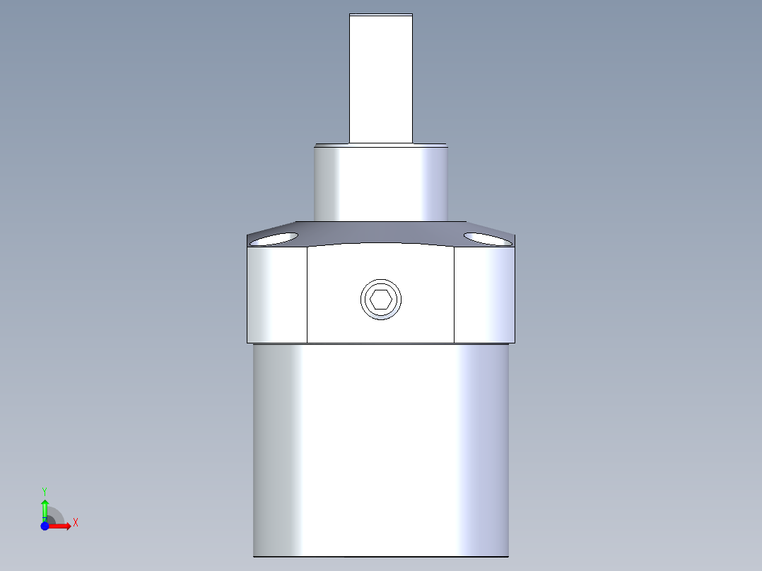 KOSMEKLG1050-Gx-P多系列多零件图纸模型前视图