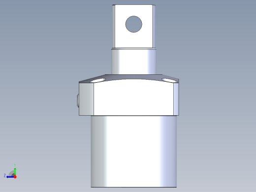 KOSMEKLG1050-Gx-P多系列多零件图纸模型右视缩略图