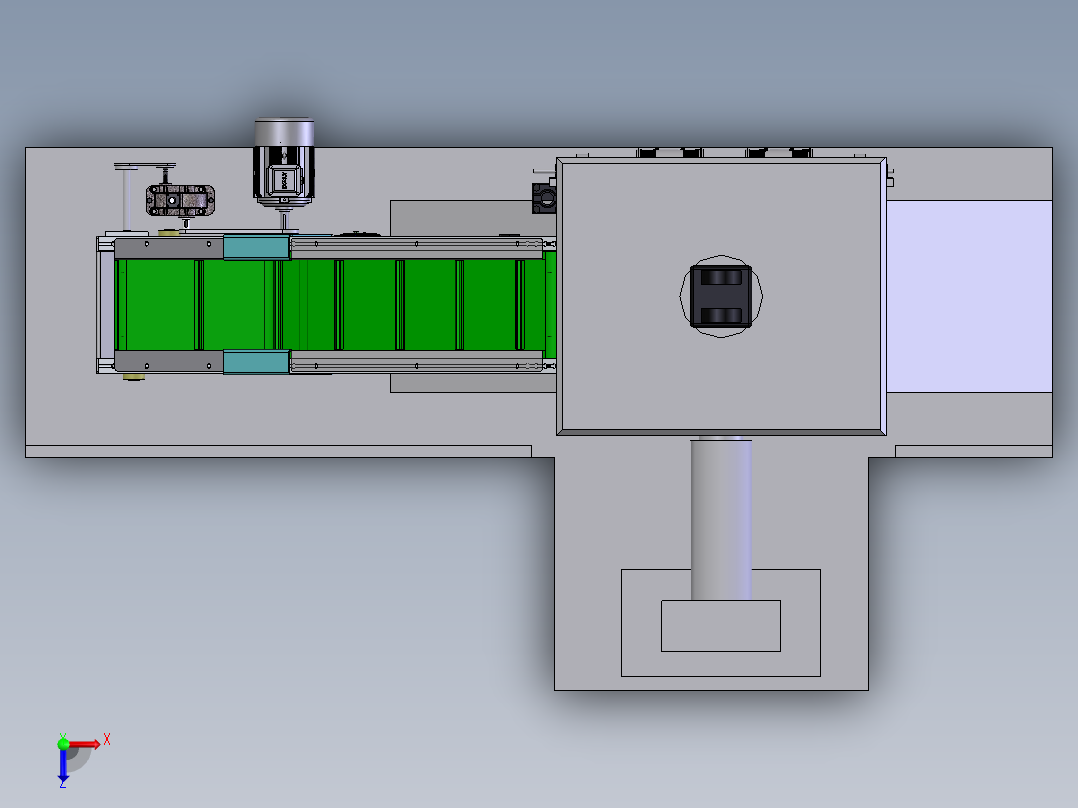 垃圾块压缩机1527686===200俯视图