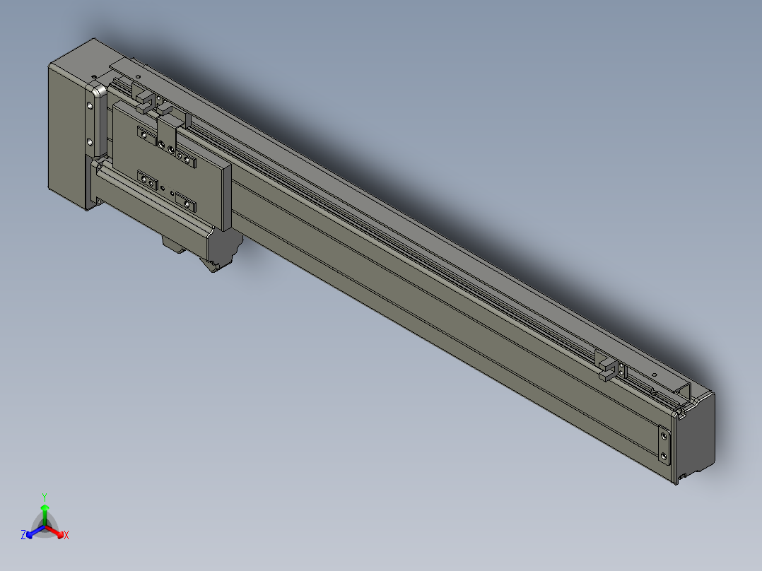 VF丝杆传动-一般环境VT6-S440-BL正等轴测图
