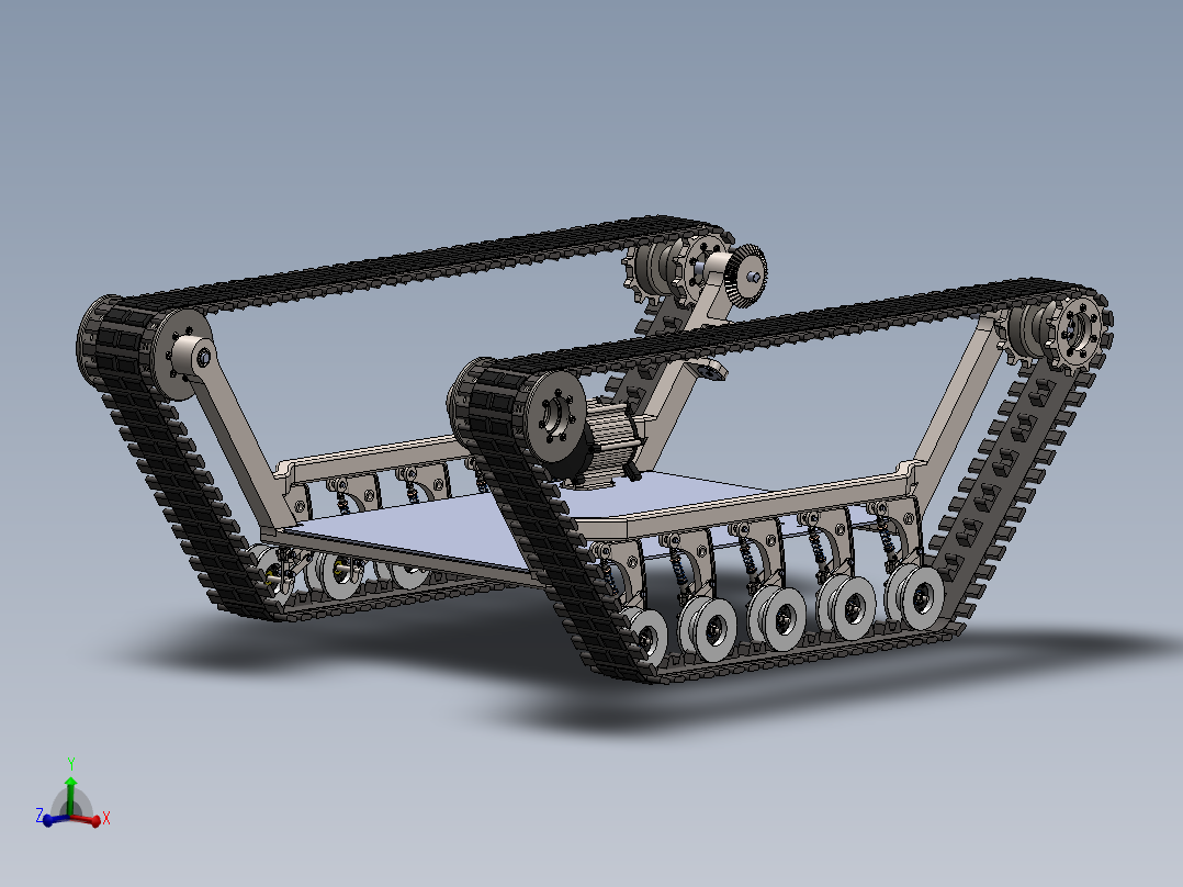 无人地面车辆 底盘 履带和悬架--SW