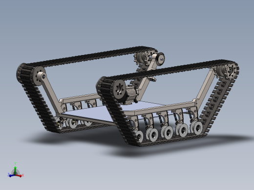 无人地面车辆 底盘 履带和悬架--SW