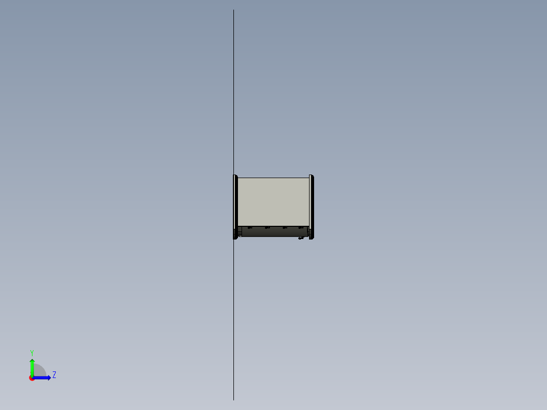 console-lady-hattori-电视柜左视图