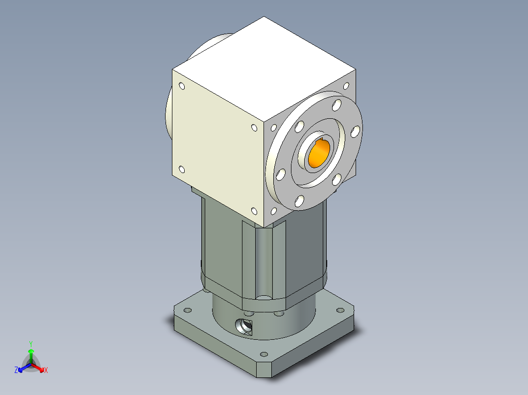 换向器PW170双孔 PLX142-L2 35-114.3-200-M12.stp主视图