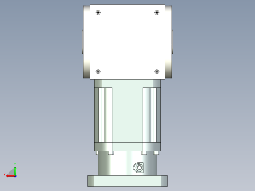 换向器PW170双孔 PLX142-L2 35-114.3-200-M12.stp后视缩略图