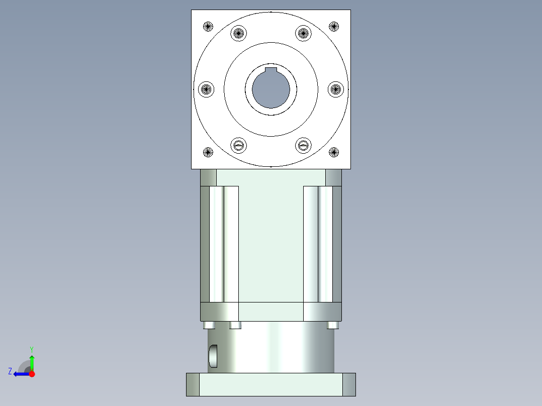 换向器PW170双孔 PLX142-L2 35-114.3-200-M12.stp右视图
