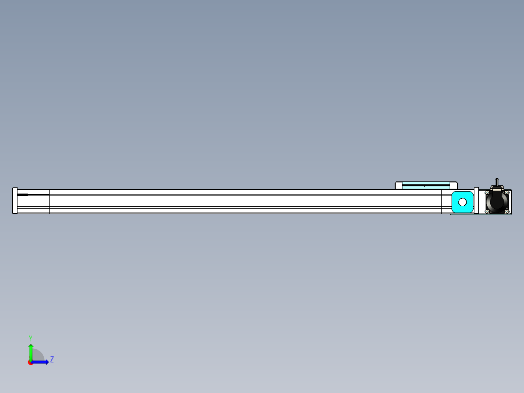 欧规系列-LB6A-L65-S950-BL-ZP40-C3左视图