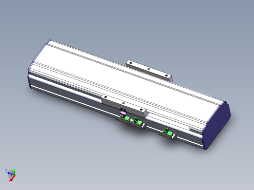 电动滑台模组SDM120内置模型