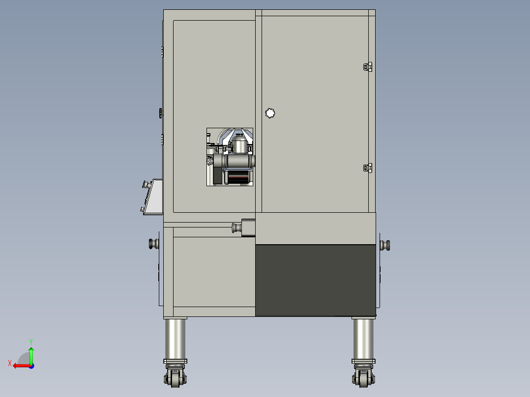 50ML灌装机后视图