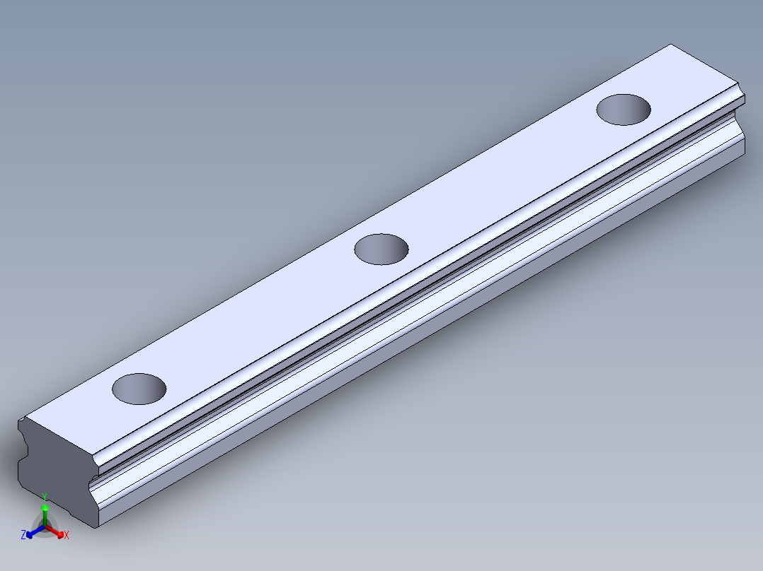 上银直线滑轨-EGH20CA正等轴测图